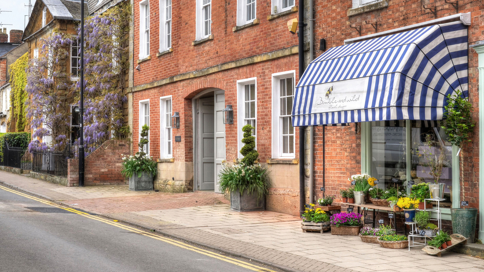 Обои Хаус, фасад, свойство, соседство, городок в разрешении 1920x1080