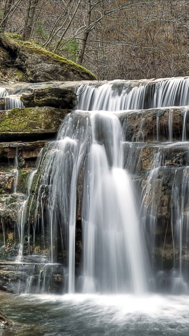 Обои реки, водопад, водоем, гидроресурсы, природа в разрешении 750x1334