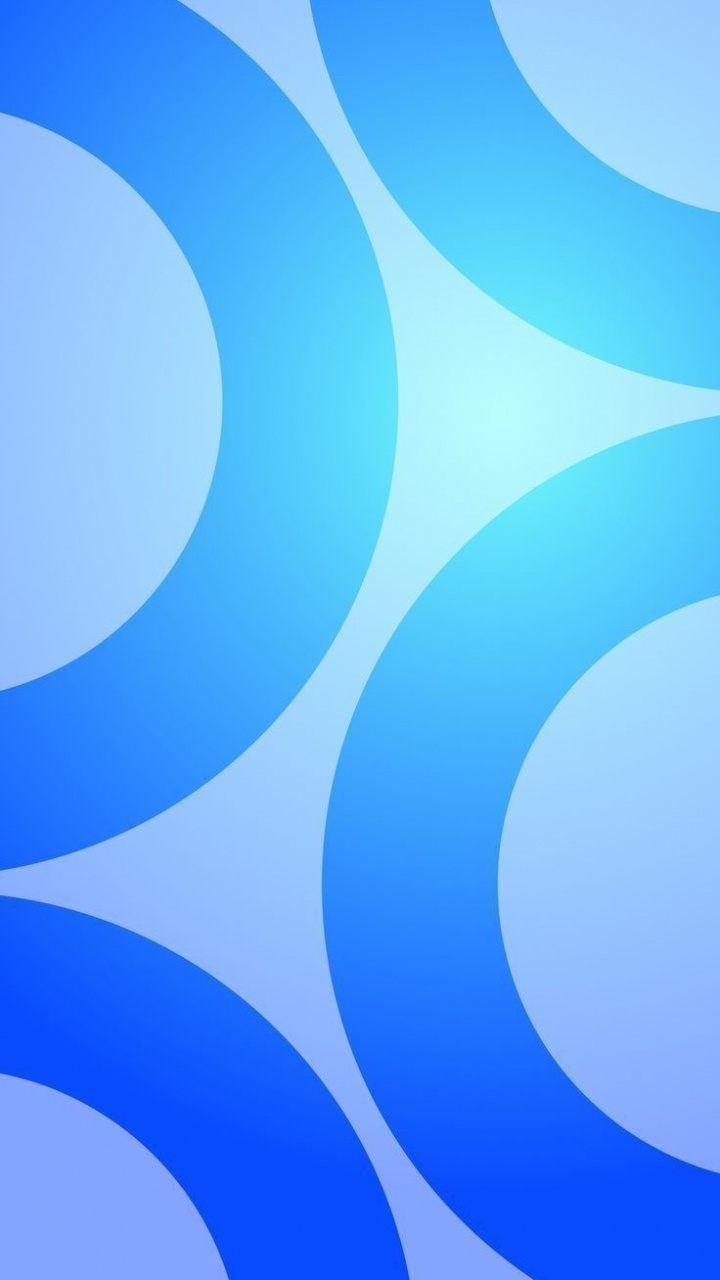 Обои круг, графический дизайн, синий в разрешении 720x1280