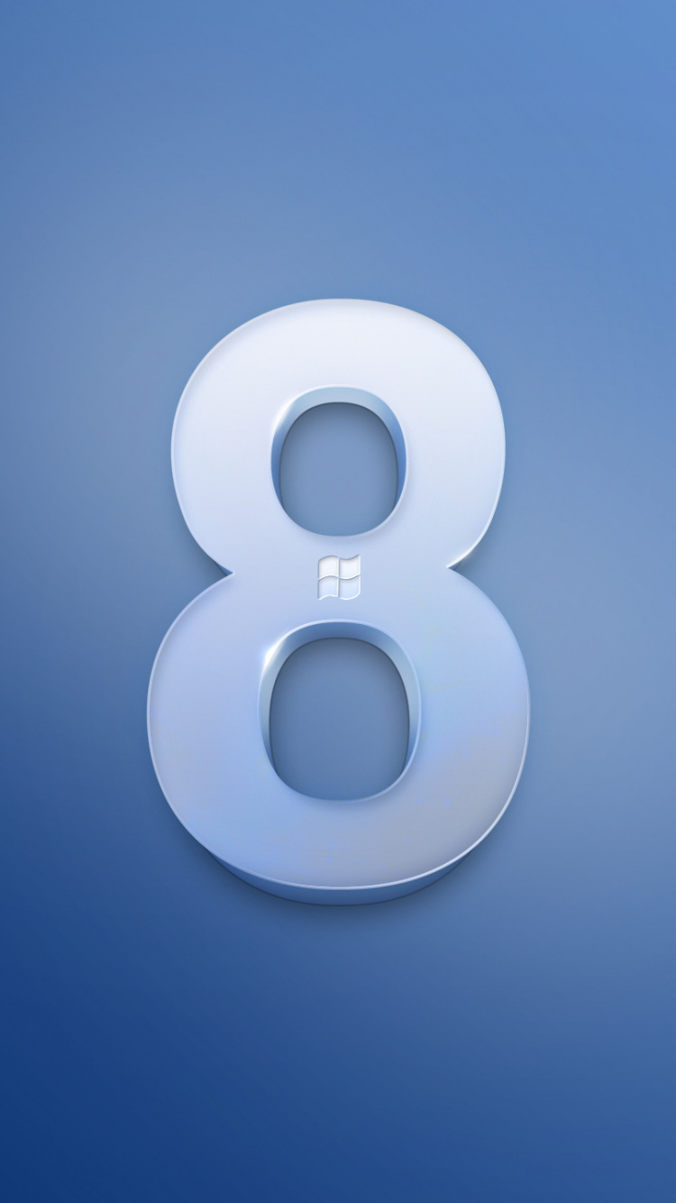 Обои Windows 8, Операционная система, дневное время, текст, число в разрешении 750x1334