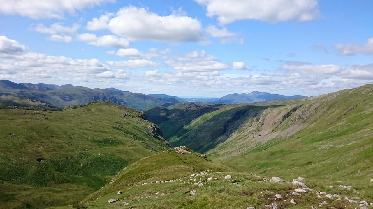 Обои нагорье, хребет, гора, холм, горный рельеф в разрешении 1280x720