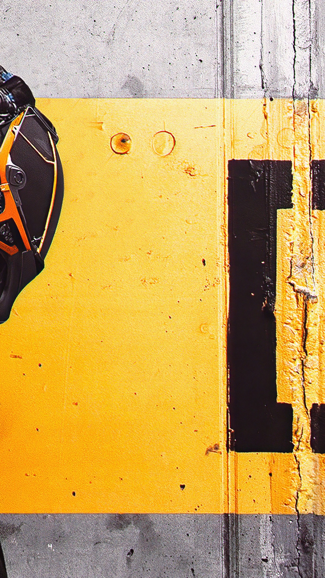 Обои киберпанк футуристический робот шлем, Киберпанк, концепт арт, Научная фантастика, арт в разрешении 1080x1920