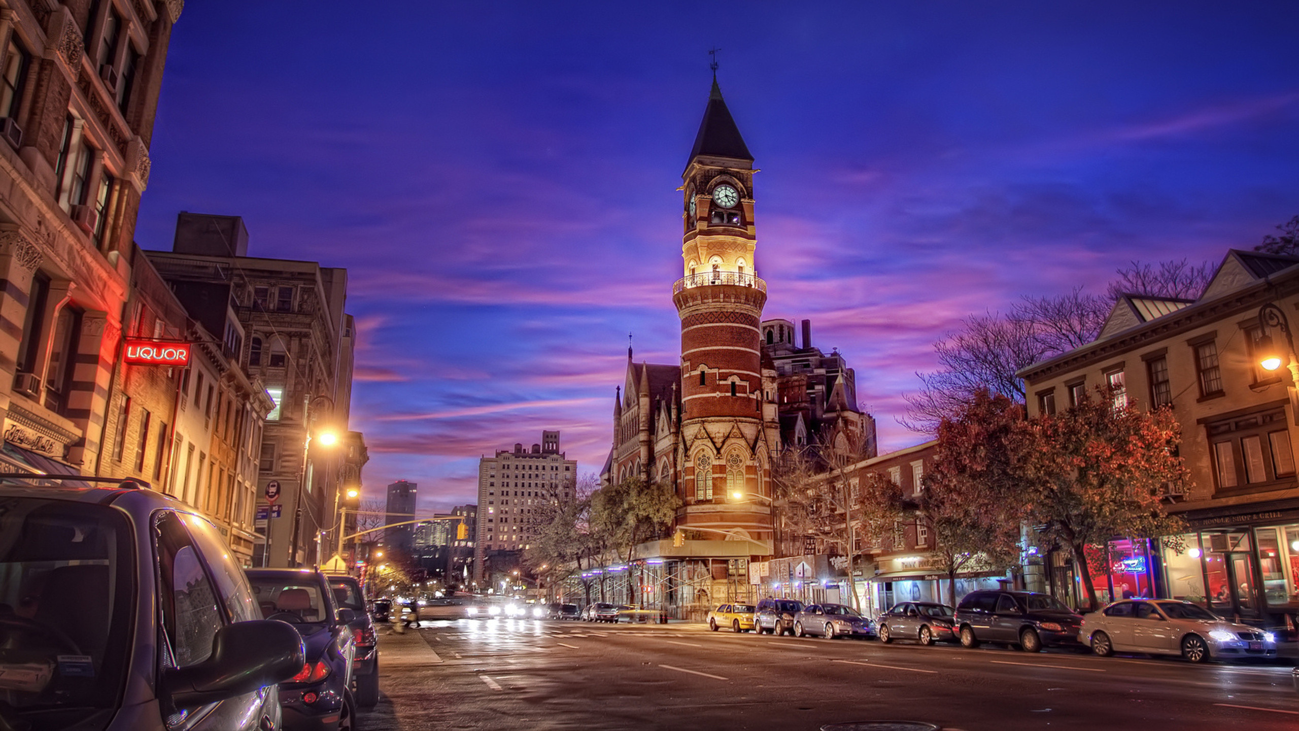 Обои ориентир, город, городок, метрополия, небо в разрешении 2560x1440