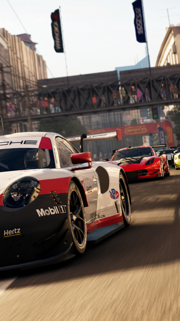 Обои компания Codemasters, гоночный, playstation 4, авто, спорткар в разрешении 750x1334