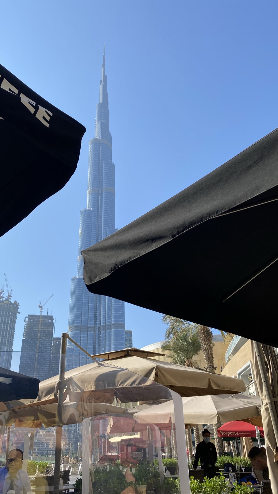 Обои Дубай, Бурдж Халифа, архитектура, вышка, башня в разрешении 1080x1920