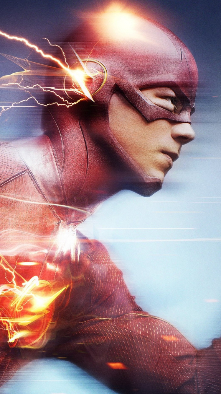 Обои Флэш-Барри Аллен, ЗП, супергерой, прохлада, человек в разрешении 750x1334