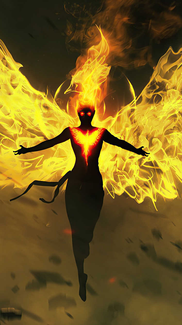 Обои Джин Грей, циклоп, комиксы Марвел, Люди в природе, природа в разрешении 750x1334