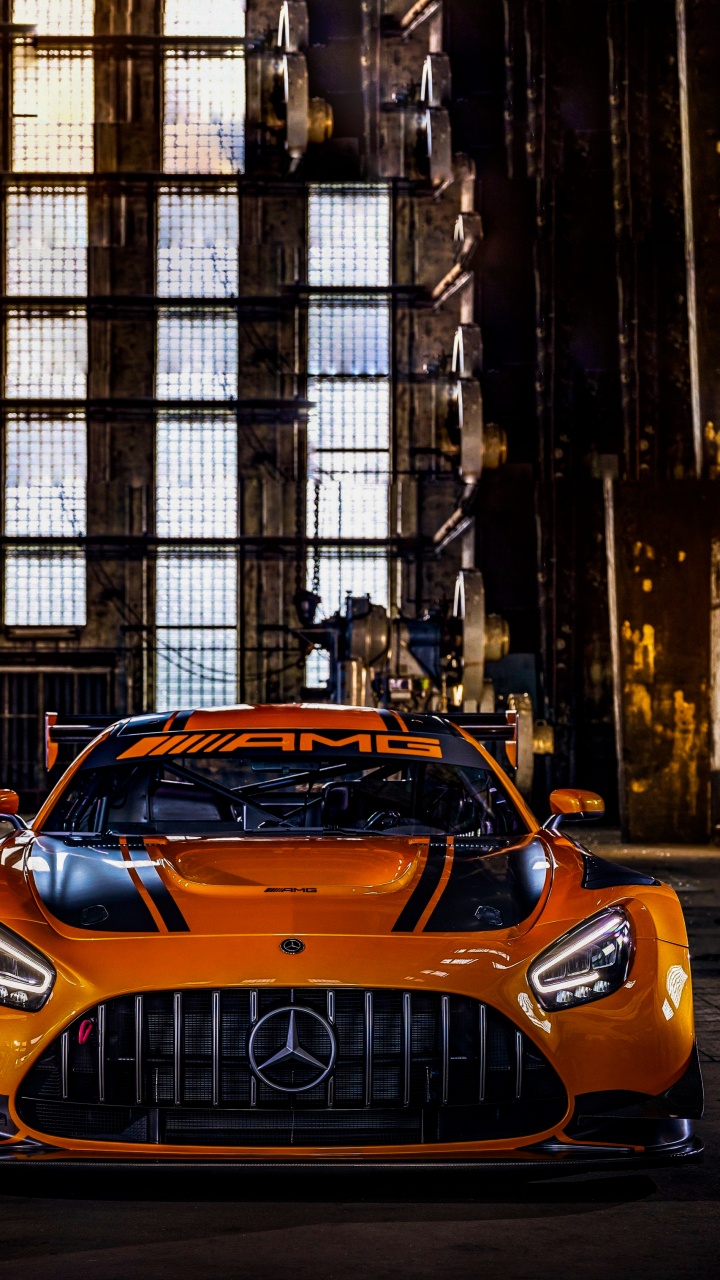 Обои mercedes amg gt3 2020 года, Mercedes-Benz GT-Класс 2020, mercedes benz, легковые автомобили, спорткар в разрешении 720x1280