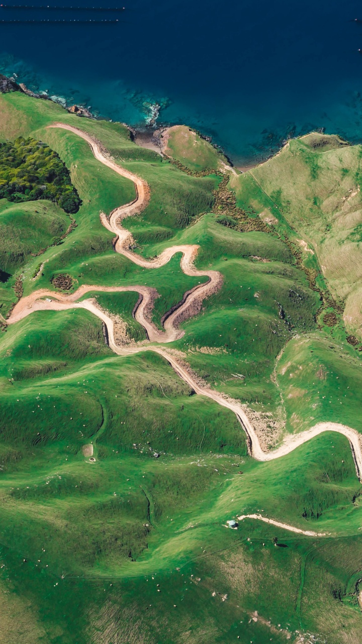 Обои Остров Дурвиль, Новая Зеландия, Те Ика-А-Муи Северный остров, вода, экорегион, природа в разрешении 720x1280