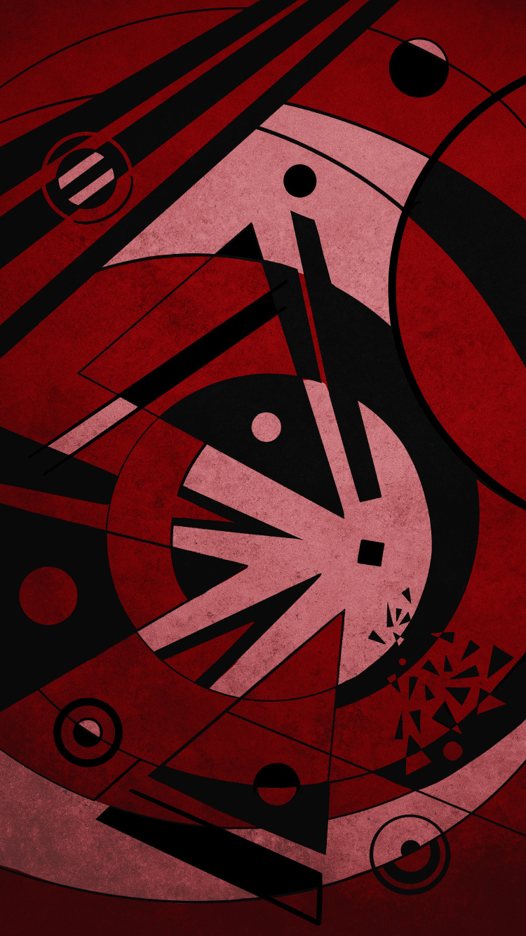 Обои постер, визуальное искусство, графический дизайн, дизайн, треугольник в разрешении 750x1334