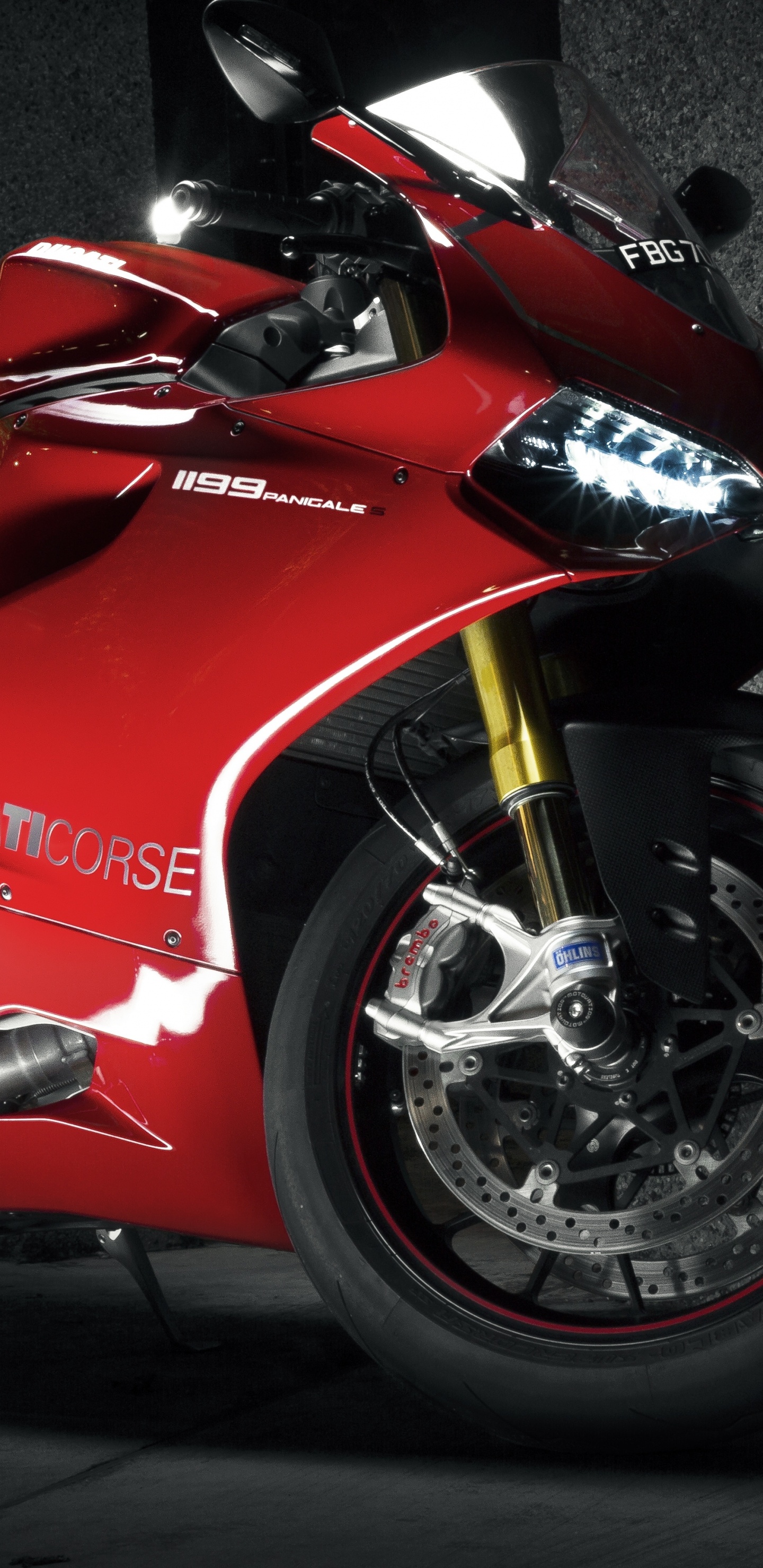 Обои ducati panigale, дукати 1299, ducati, дукати 1199, мотоцикл в разрешении 1440x2960