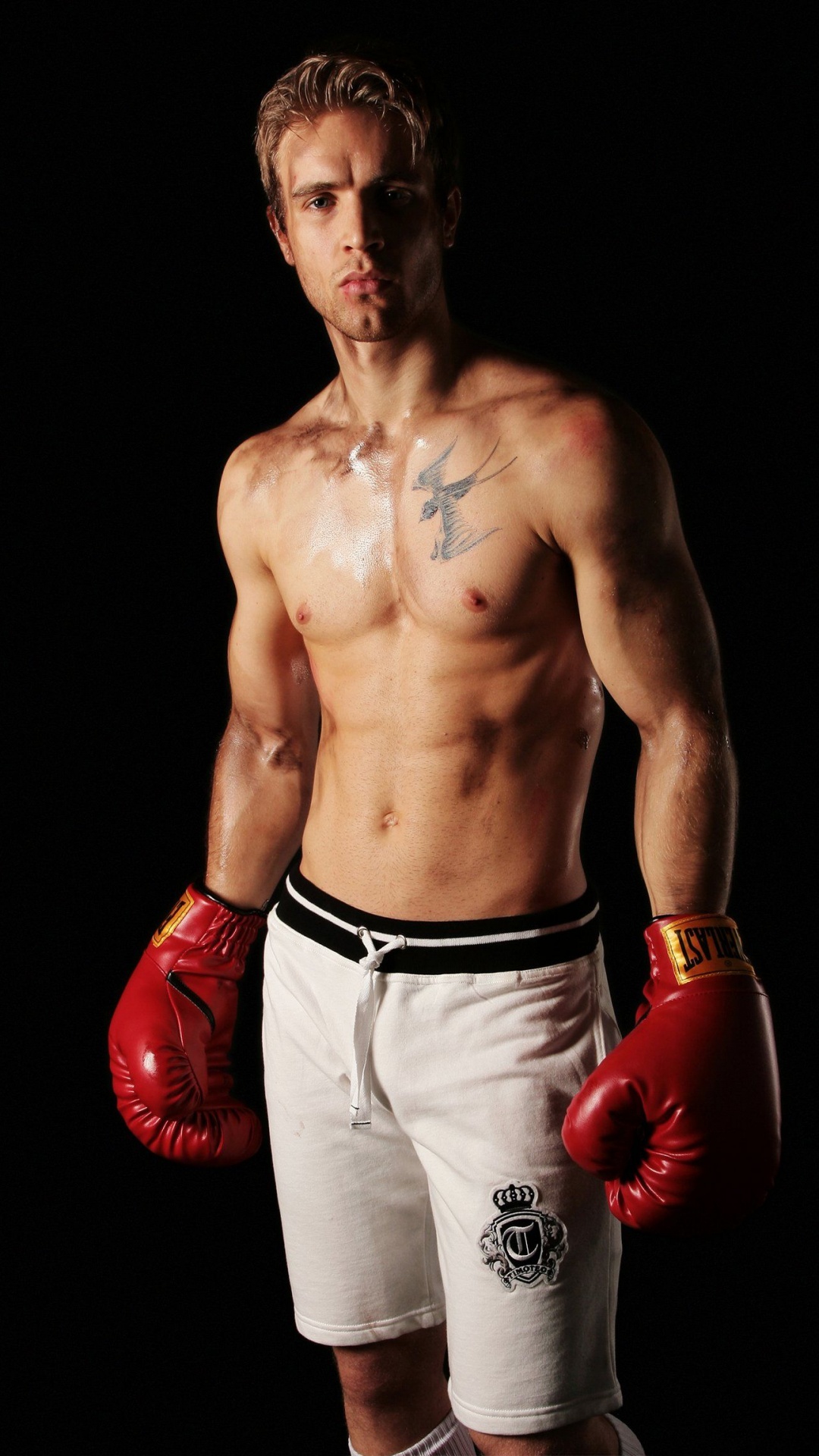 Обои бокс, боксерская перчатка, мышца, стояние, рука в разрешении 1080x1920