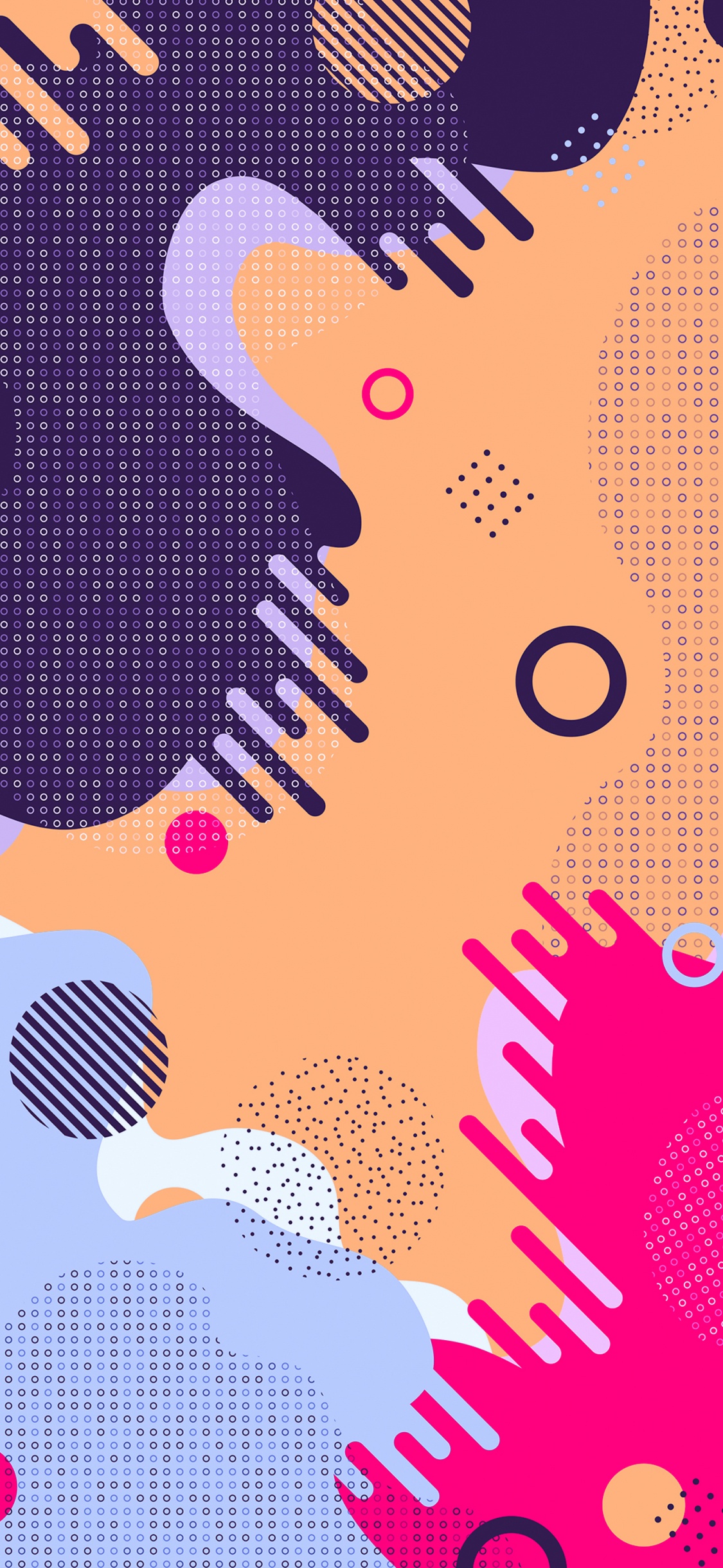 Обои постер, графический дизайн, дизайн, иллюстрация, арт в разрешении 1125x2436