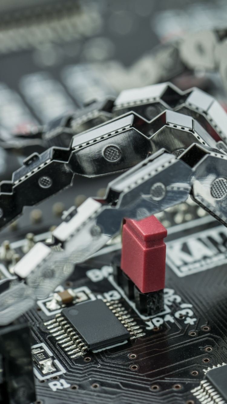 Обои кибервойна, Вирус-вымогатель, вредоносная программа, электроника, материнская плата в разрешении 750x1334