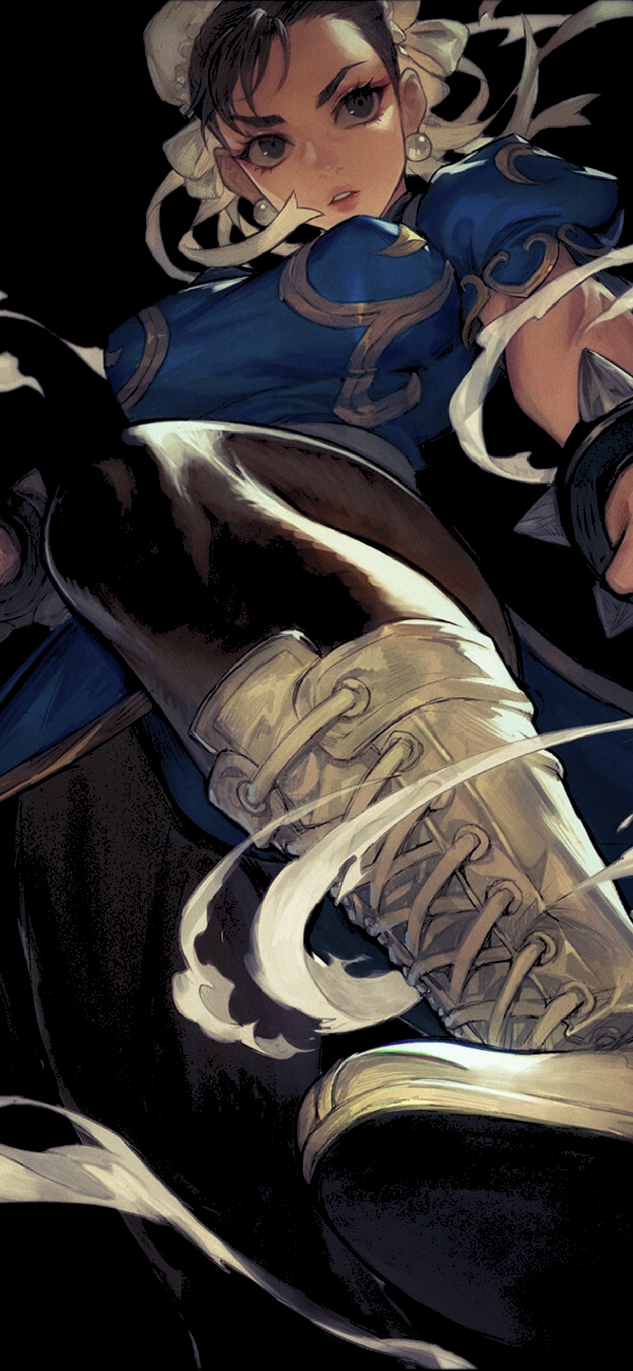 Обои арт, Чун, иллюстрация, характер, концепт арт в разрешении 1242x2688