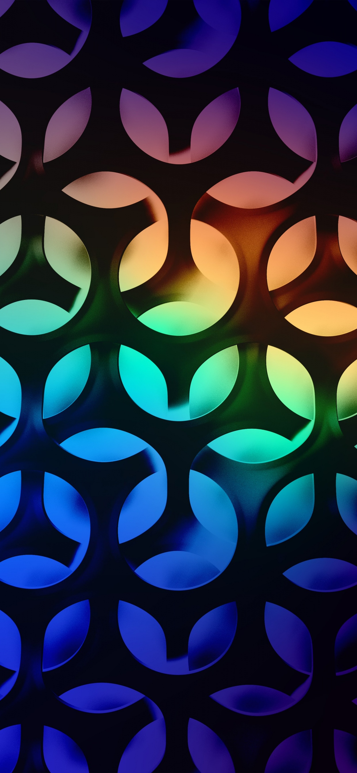 Обои узор, преуспевающий, предшествование, лазурный, арт в разрешении 1242x2688