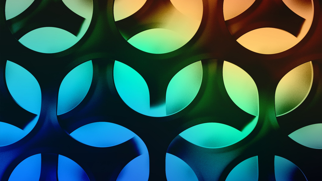 Обои узор, преуспевающий, предшествование, лазурный, арт в разрешении 1280x720