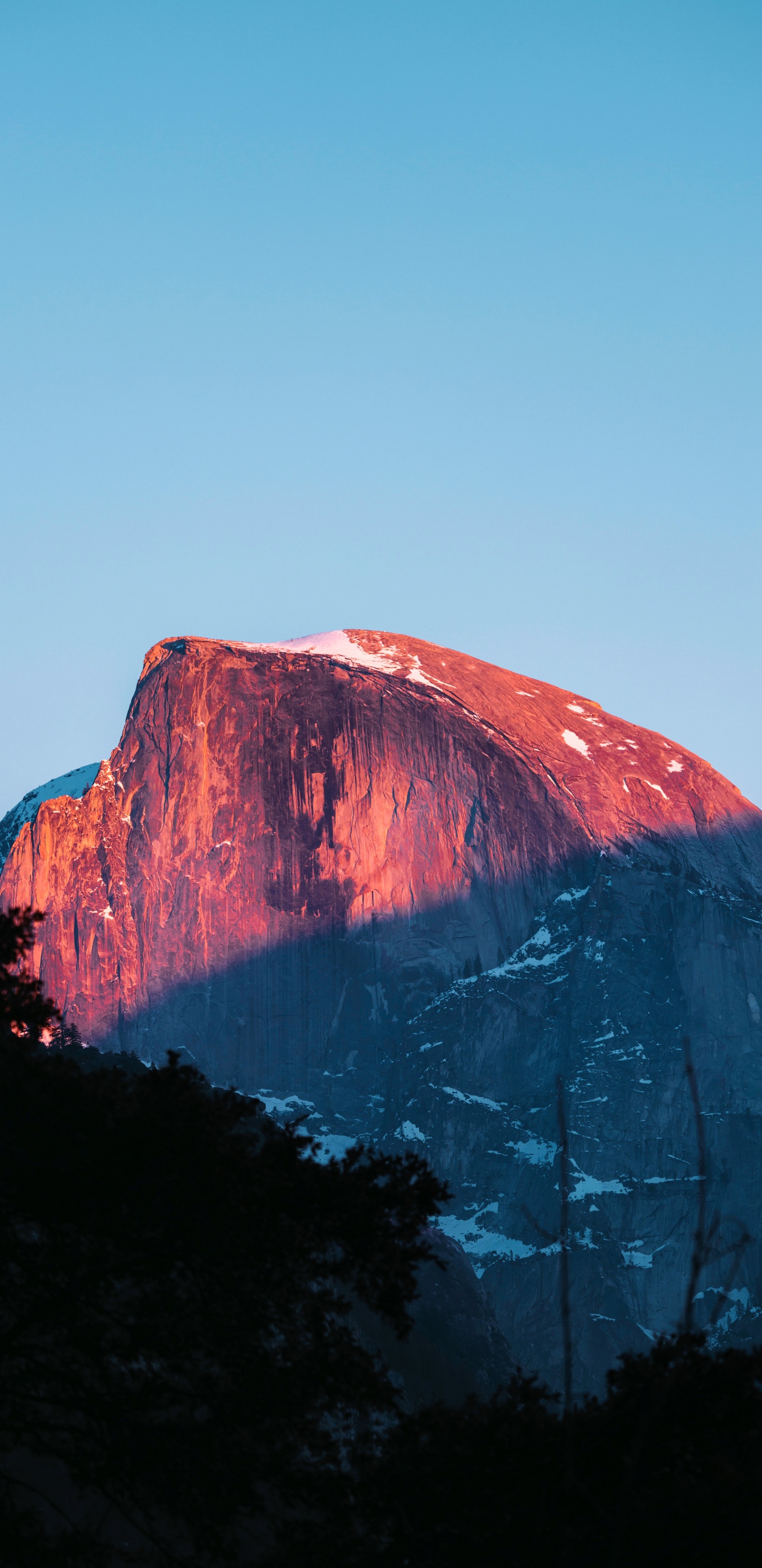 Обои национальный парк йосемити хаф-доум, Половина Купола, йосемити, национальный парк, Эль-капитан в разрешении 1440x2960