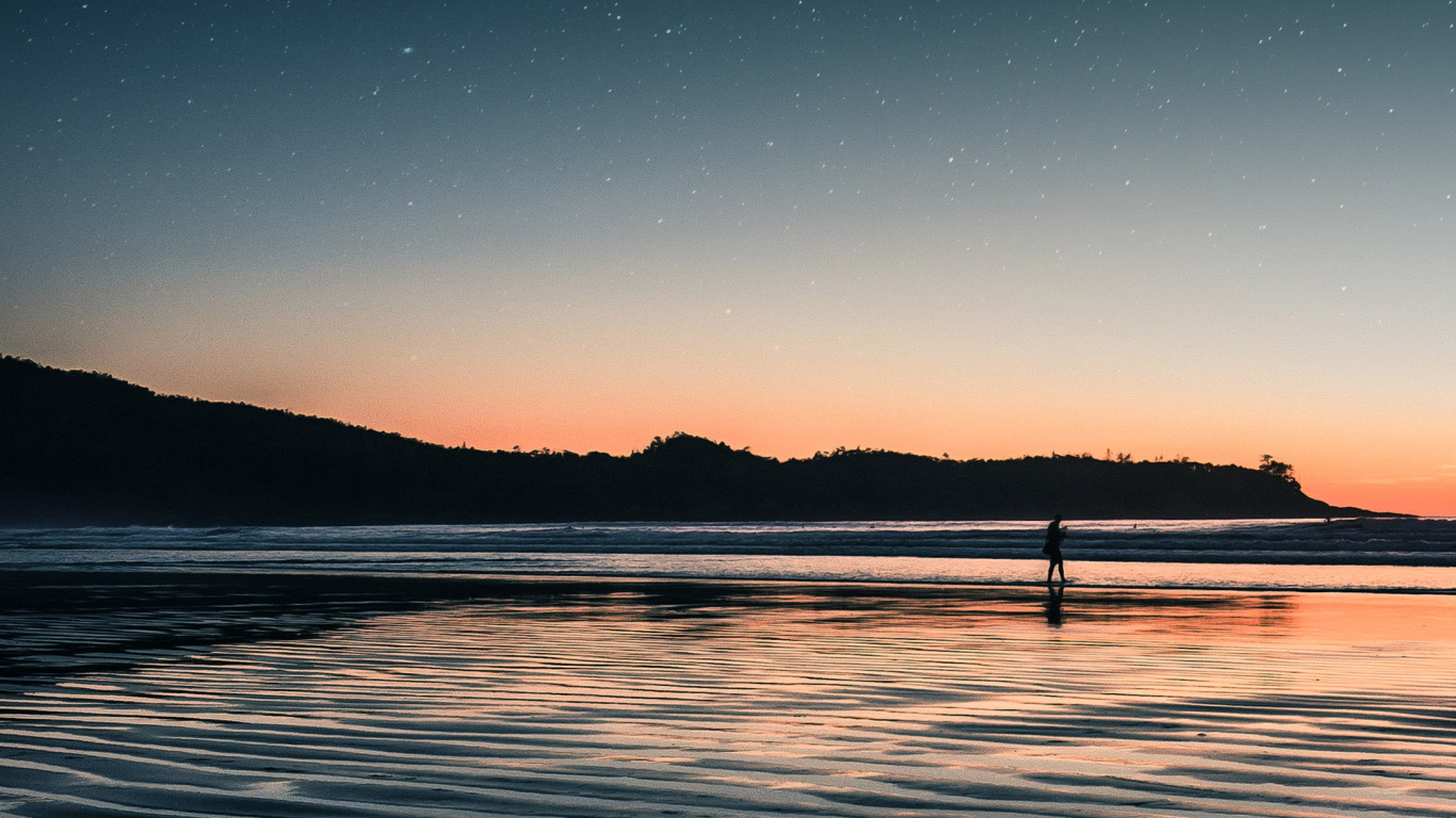 Обои атмосфера, вода, свет, природа, природный ландшафт в разрешении 1366x768