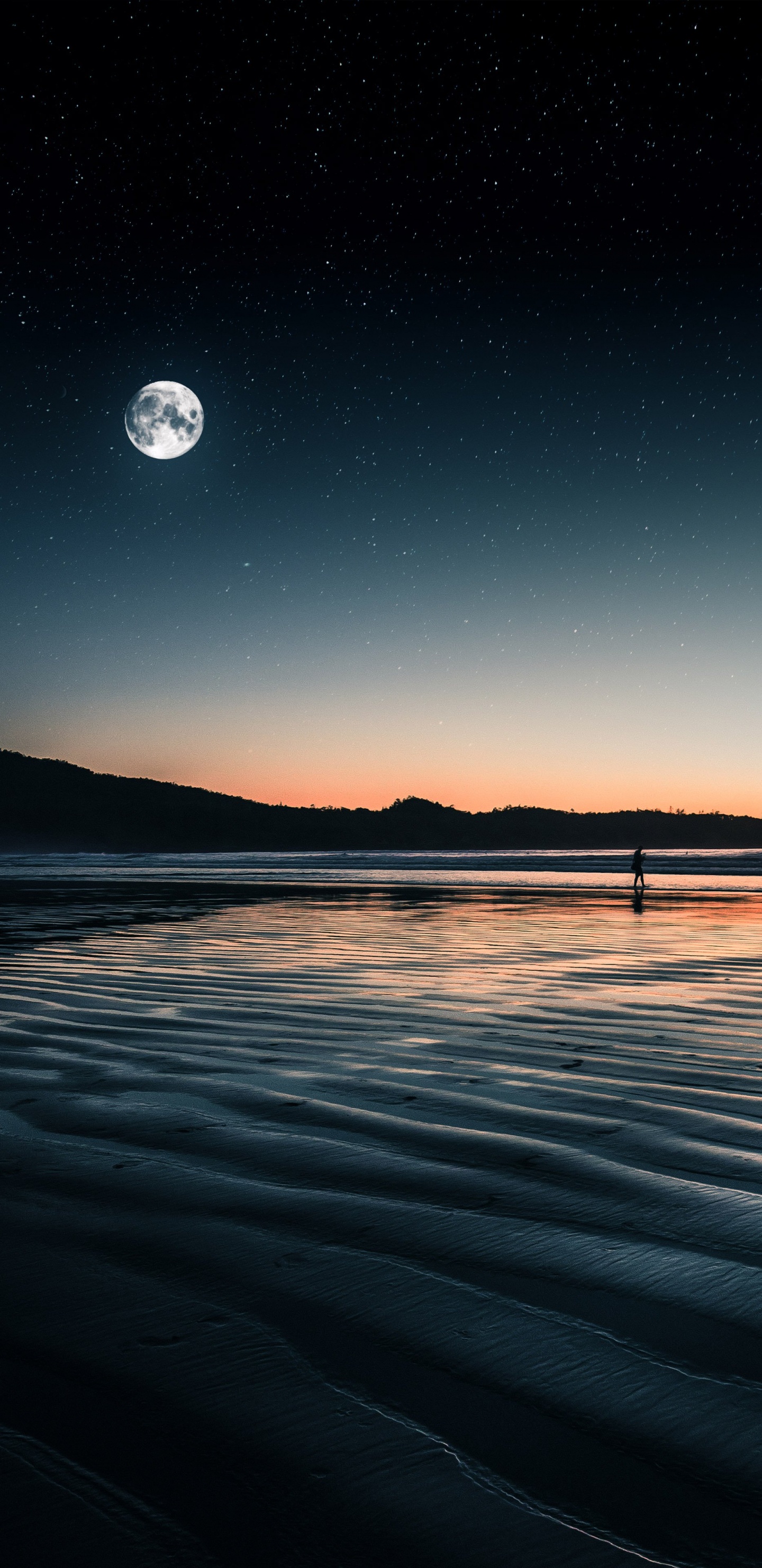 Обои атмосфера, вода, свет, природа, природный ландшафт в разрешении 1440x2960