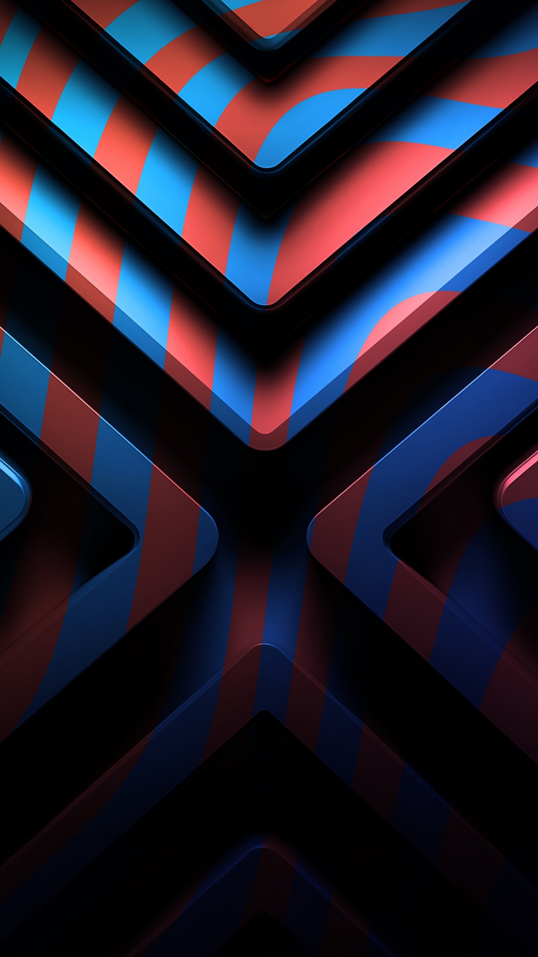 Обои арт, графический дизайн, синий, лазурный, пурпур в разрешении 1080x1920