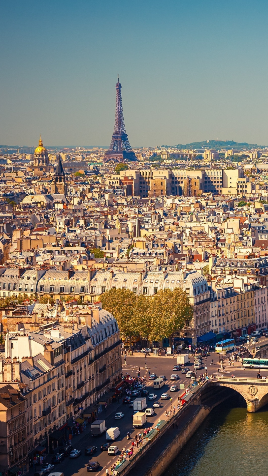 Обои Париж, туризм, город, городской пейзаж, городской район в разрешении 1080x1920