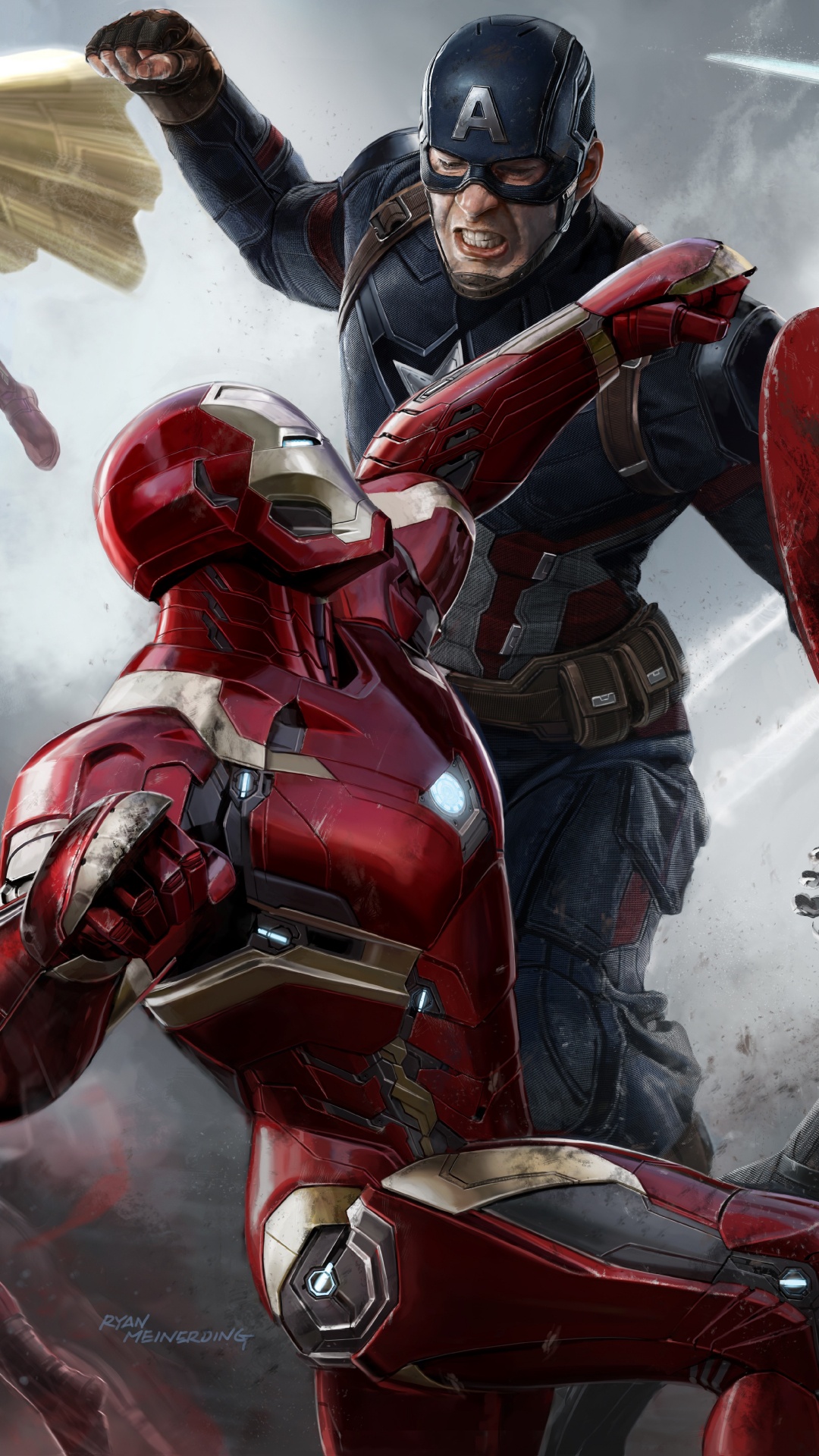 Обои Капитан Америка Гражданская Война, Капитан Америка, супергерой, компьютерная игра, Студия Marvel в разрешении 1080x1920