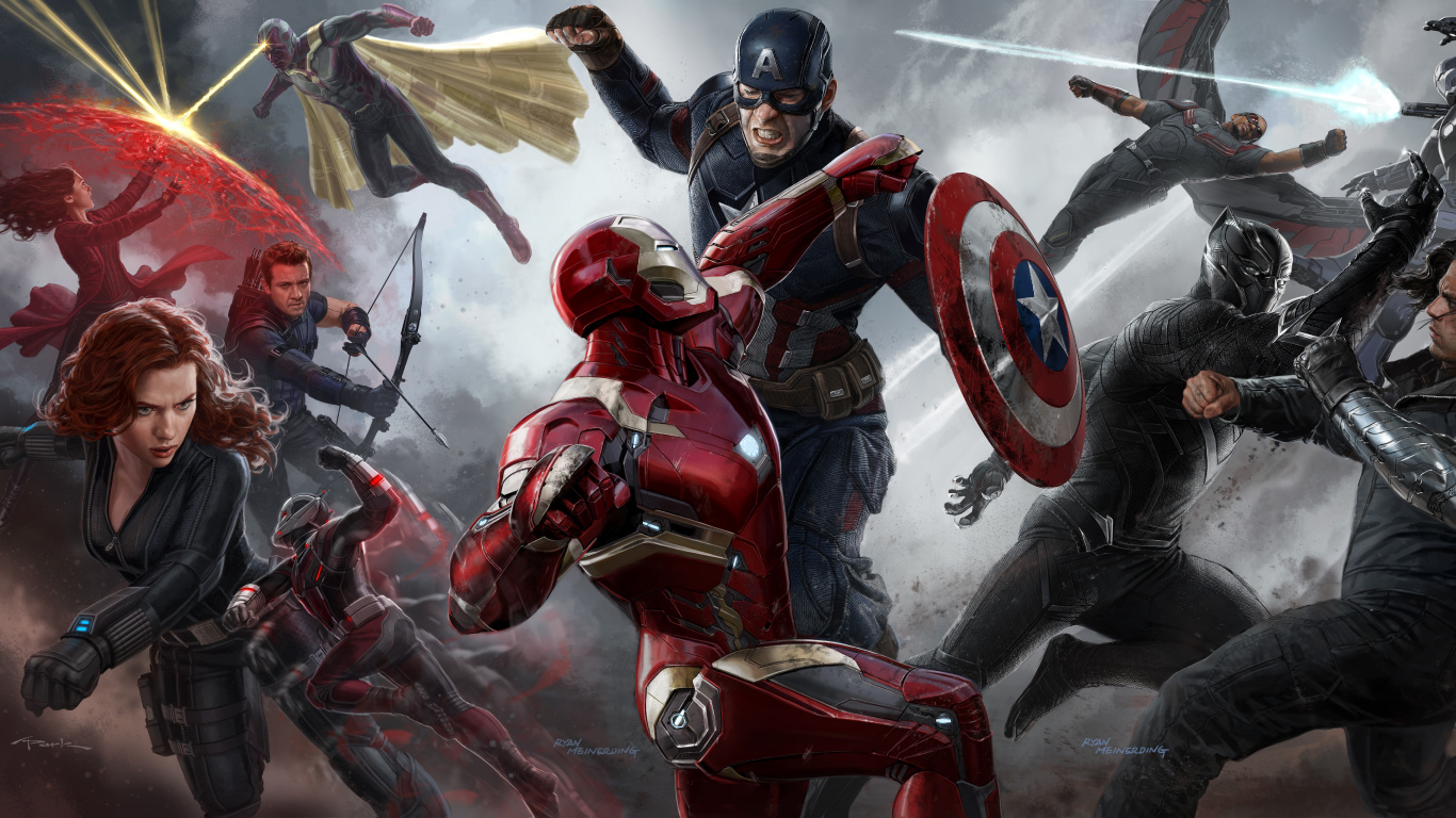 Обои Капитан Америка Гражданская Война, Капитан Америка, супергерой, компьютерная игра, Студия Marvel в разрешении 1366x768