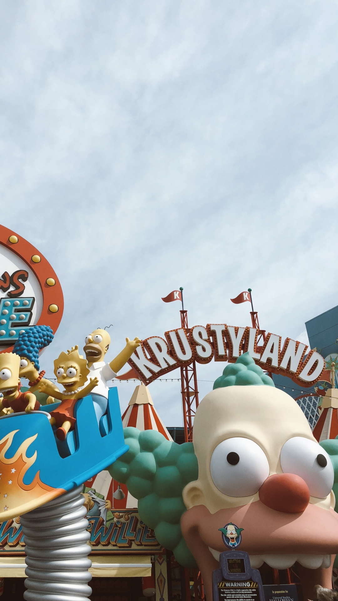 Обои Симпсоны, Симпсоны едут, достопримечательность, Уолта Диснея, туризм в разрешении 1080x1920