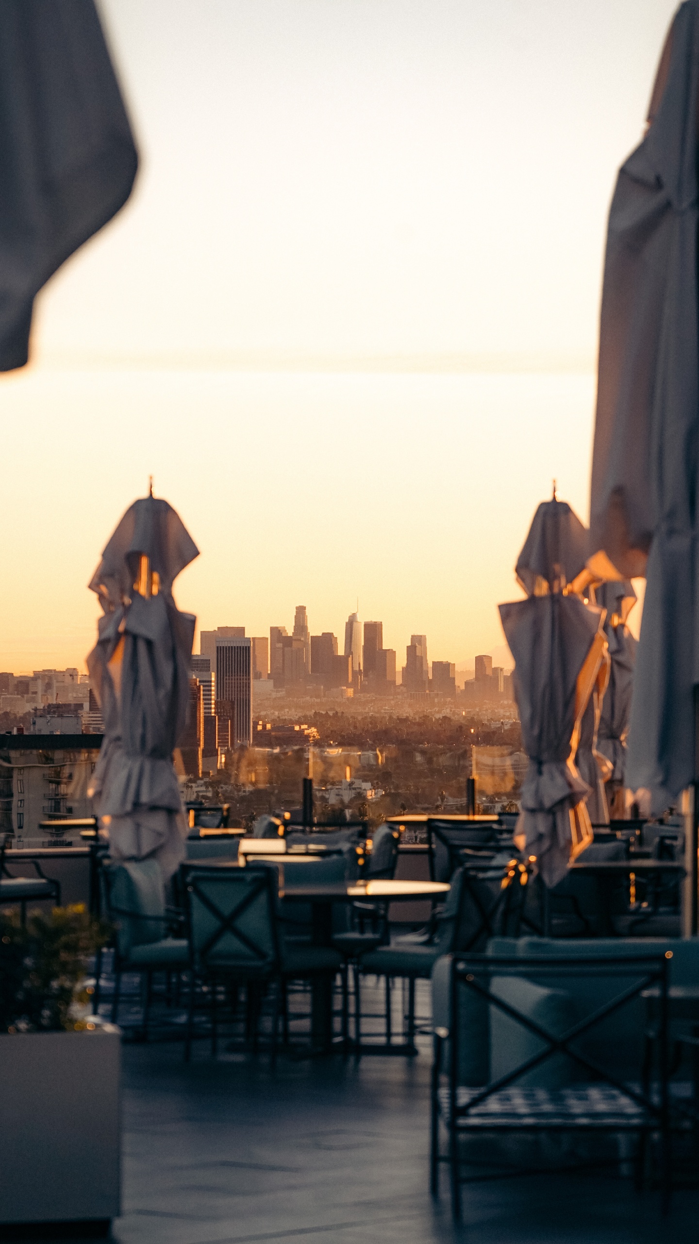 Обои город, городской район, городок, утро, вечер в разрешении 1440x2560