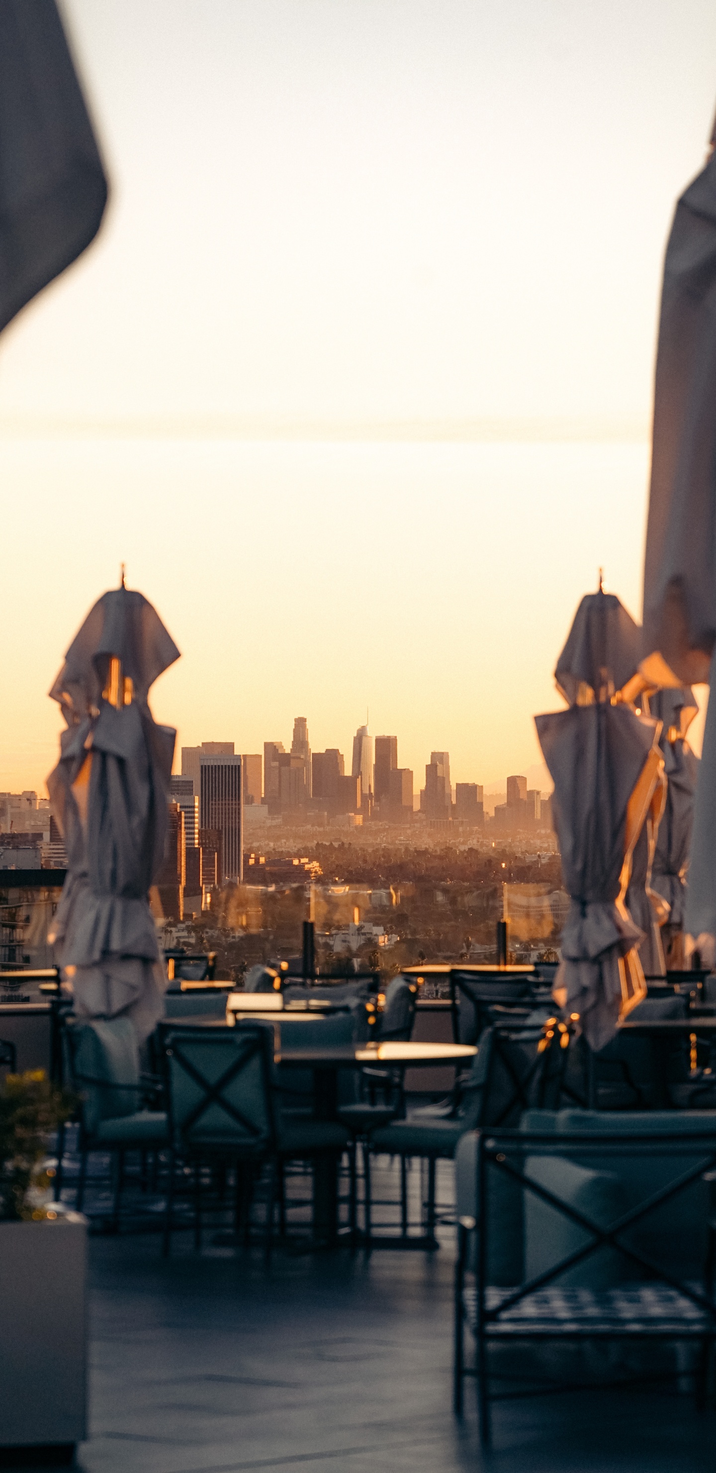 Обои город, городской район, городок, утро, вечер в разрешении 1440x2960