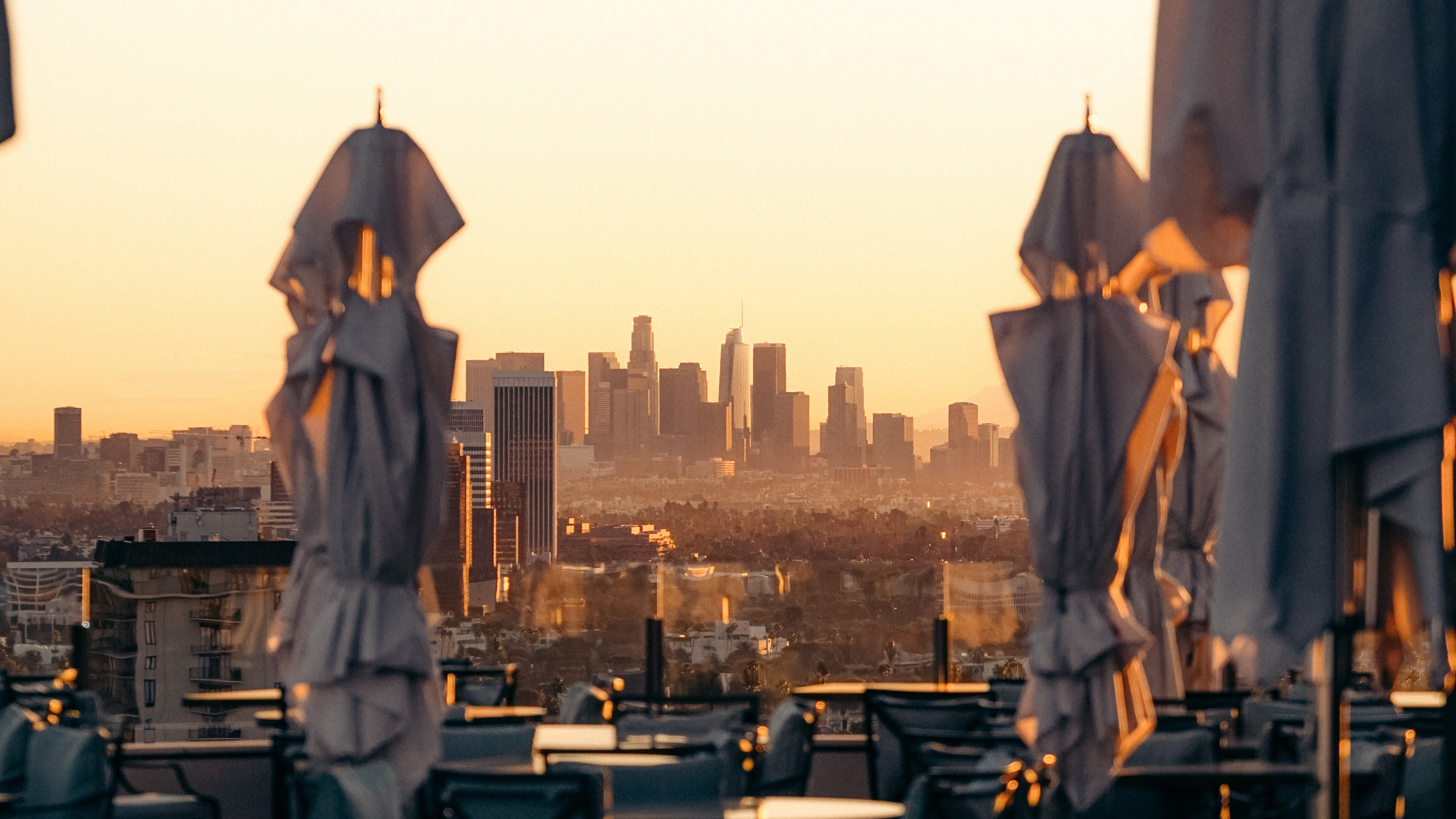 Обои город, городской район, городок, утро, вечер в разрешении 3840x2160