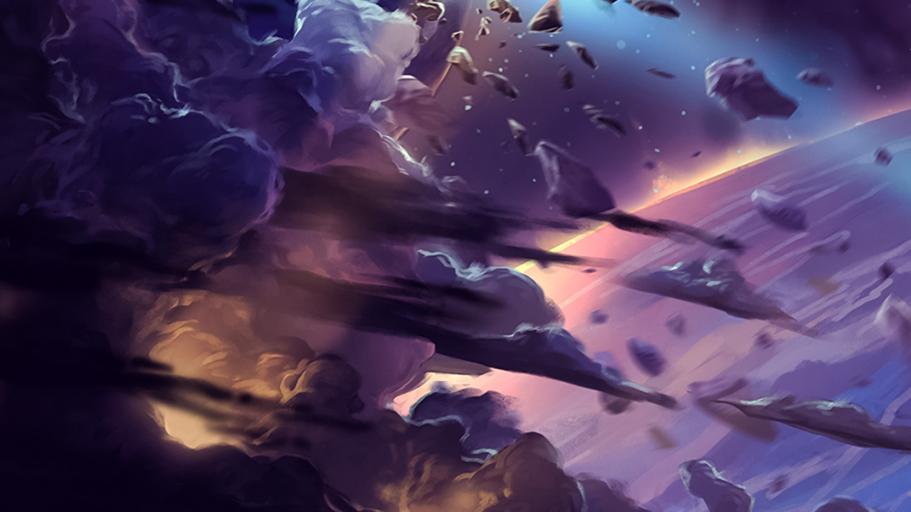 Обои добро, мир, облако, атмосфера, пурпур в разрешении 1280x720