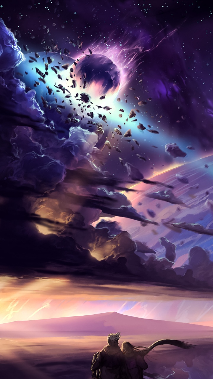 Обои добро, мир, облако, атмосфера, пурпур в разрешении 720x1280