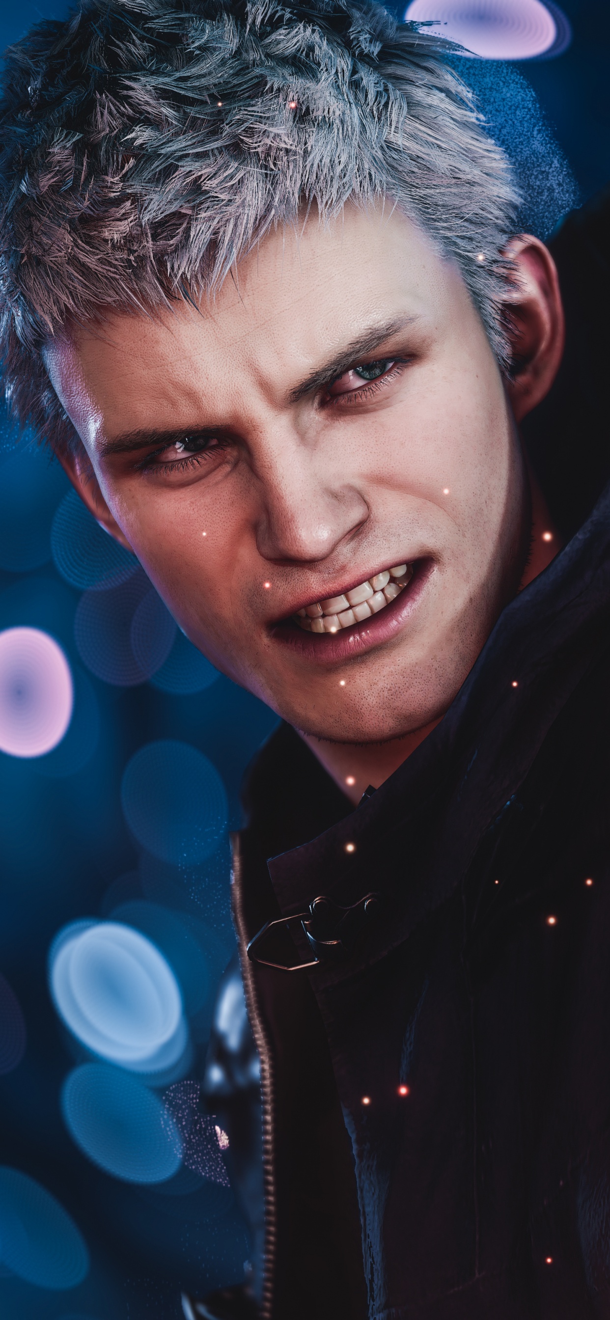 Обои Devil May Cry, devil may cry 5, Нерон, музыкальный исполнитель, музыкант в разрешении 1242x2688