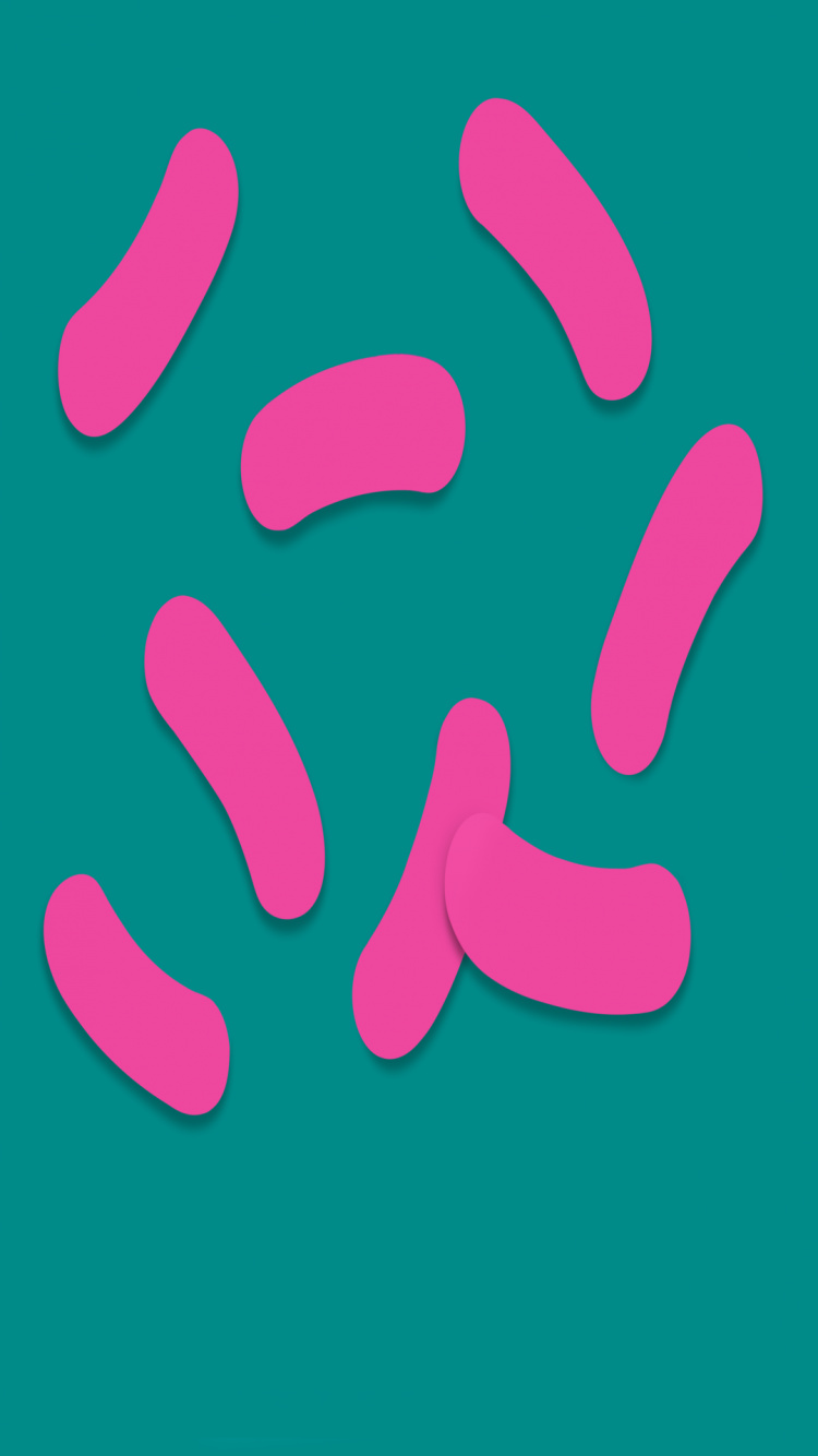 Обои андроид, Android P, Android Pie, палец, розовый в разрешении 750x1334