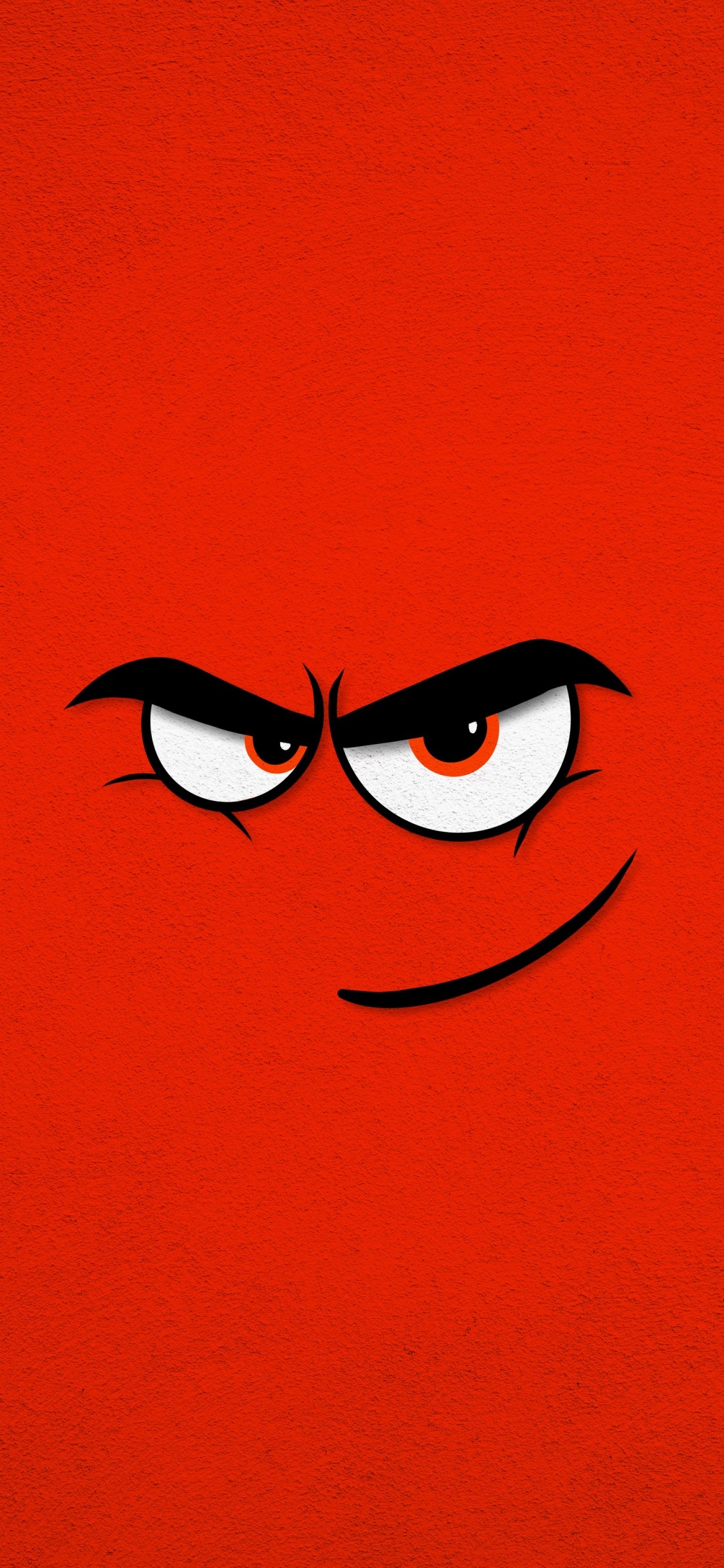 Обои Оранжевый цвет, бровь, улыбка, глаз, очки в разрешении 1125x2436