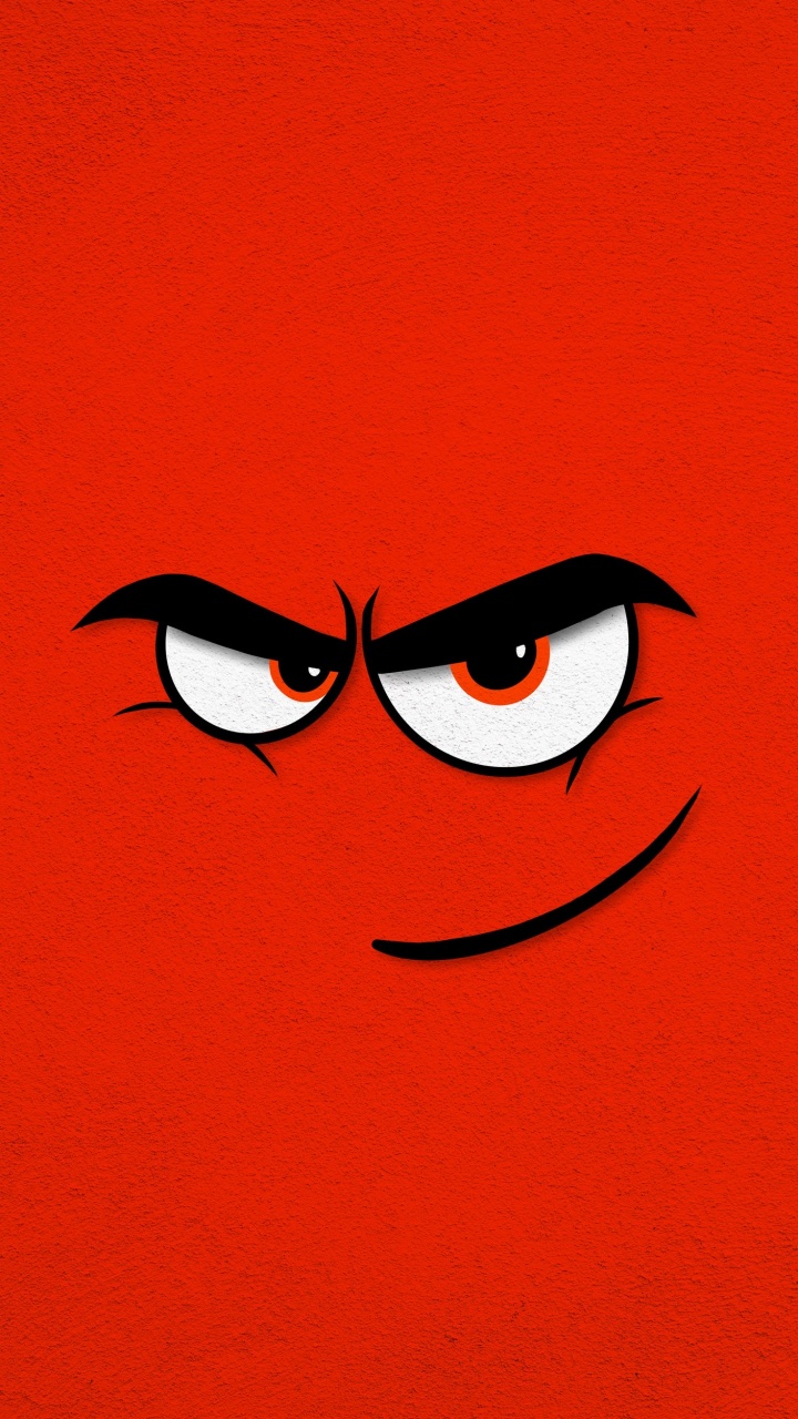 Обои Оранжевый цвет, бровь, улыбка, глаз, очки в разрешении 720x1280