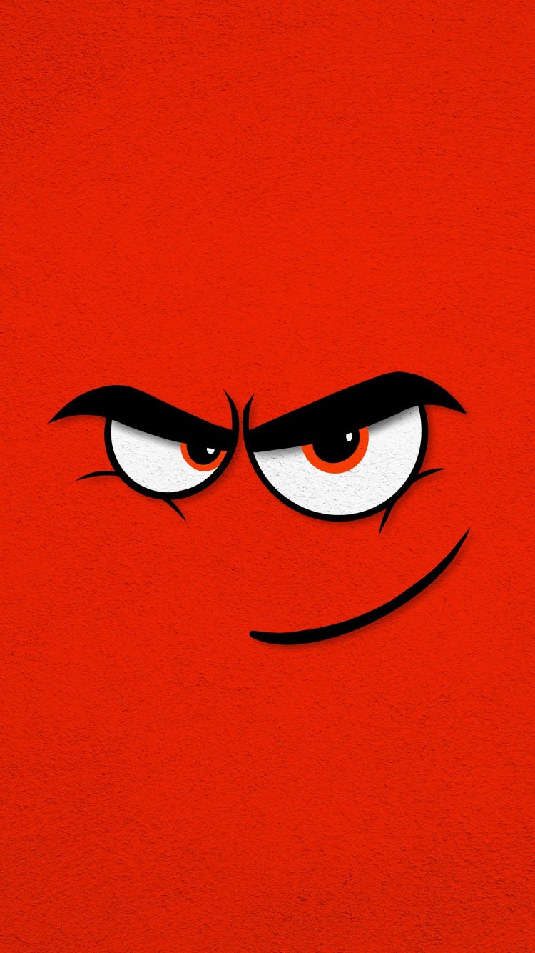 Обои Оранжевый цвет, бровь, улыбка, глаз, очки в разрешении 750x1334