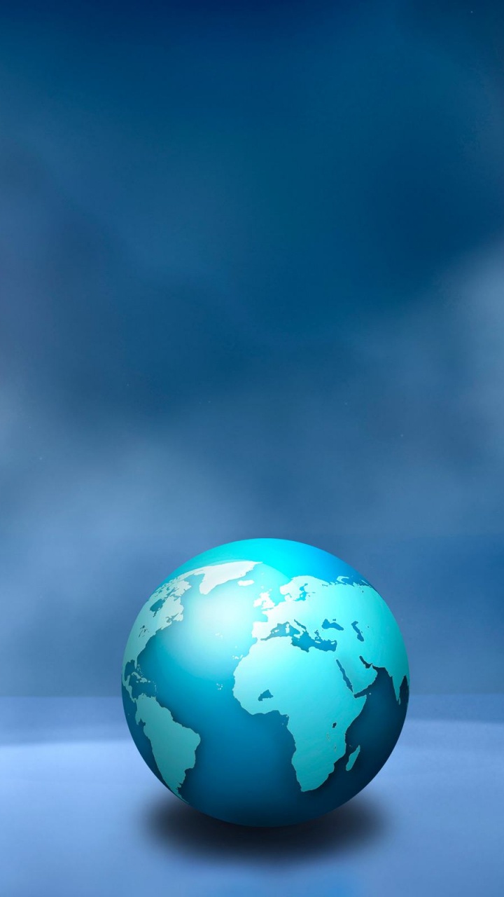 Обои синий, атмосфера, мир, сфера, музыка в разрешении 720x1280