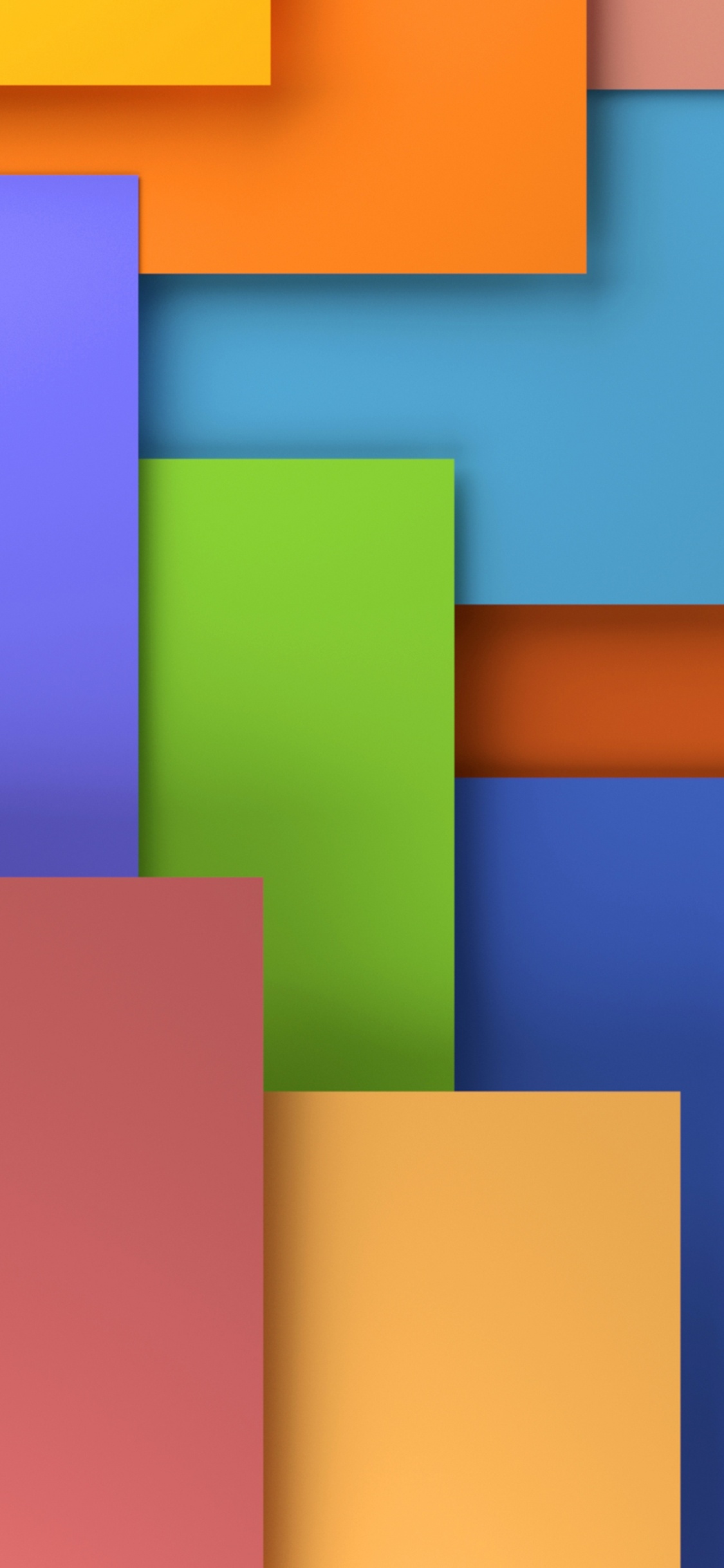 Обои цветной, геометрия, графика, арт, абстрактное искусство в разрешении 1125x2436