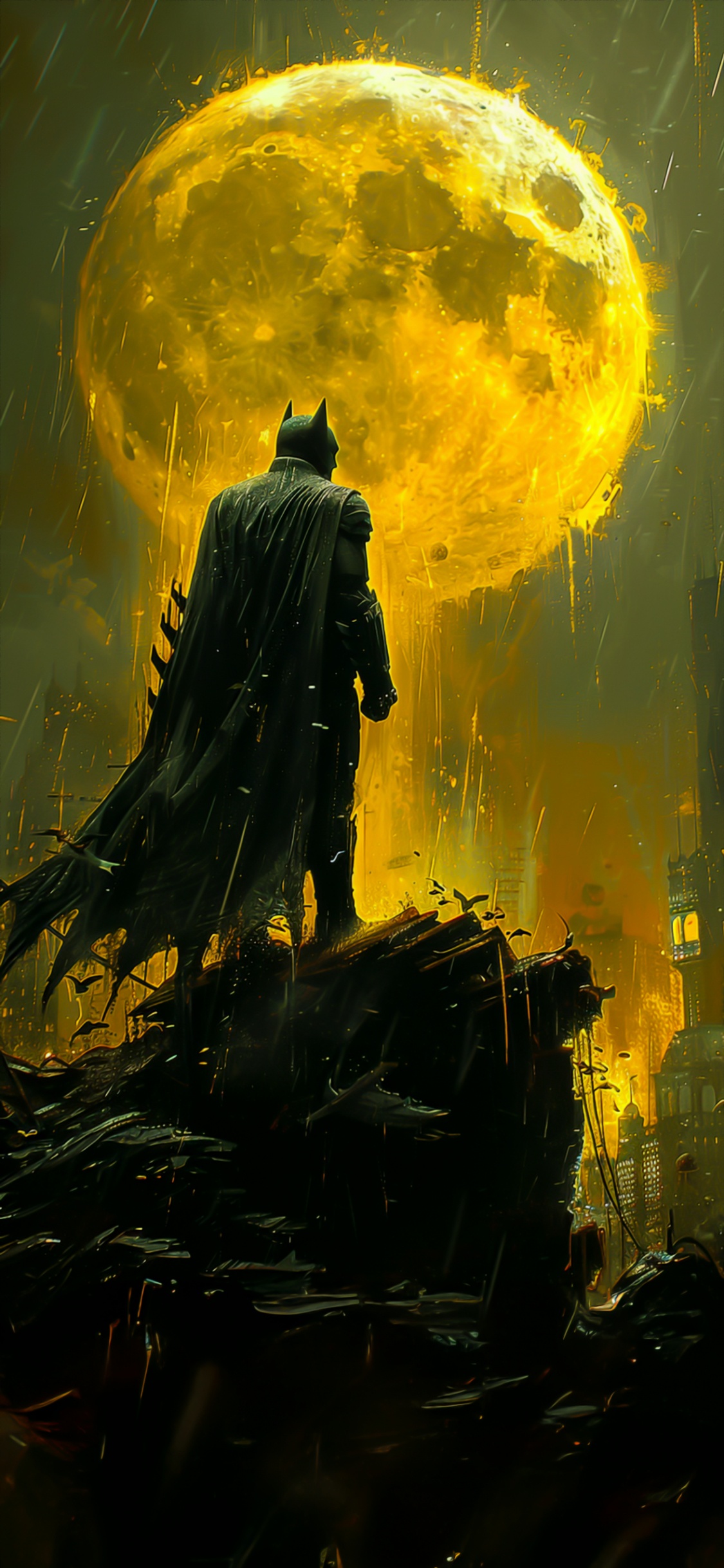 Обои Люди в природе, живопись, графический дизайн, визуальное искусство, рисование в разрешении 1125x2436