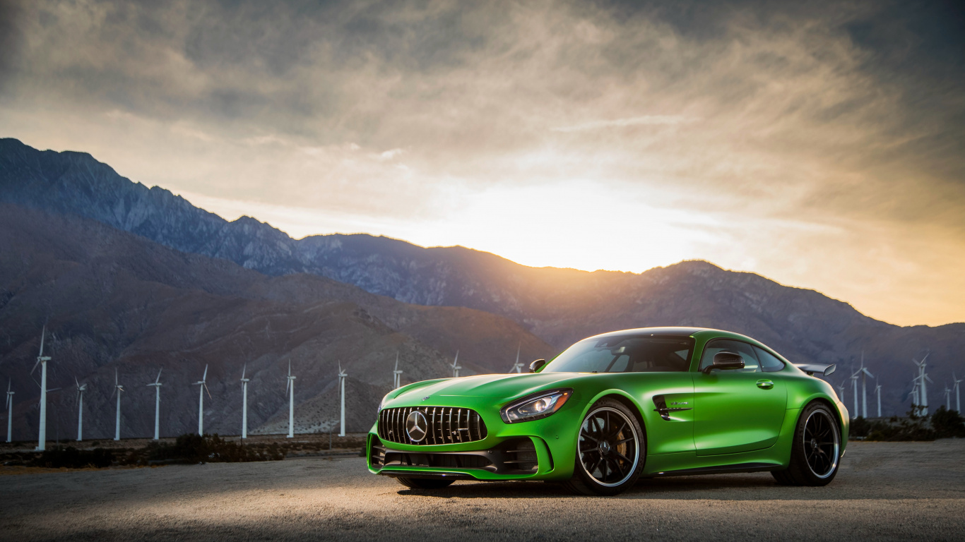 Обои авто, спорткар, кнг, 2017 МЕРСЕДЕС АМГ ГТ Р, Мерседес АМГ в разрешении 1366x768