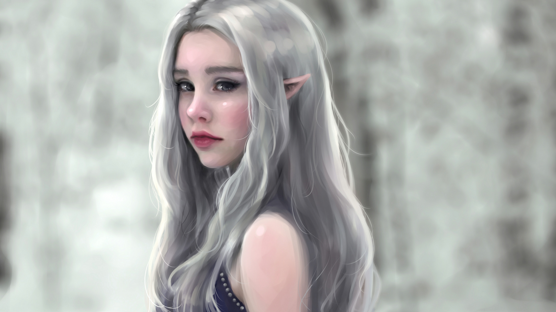 Обои кожа, Аватар, прическа, волосы, губа в разрешении 1920x1080