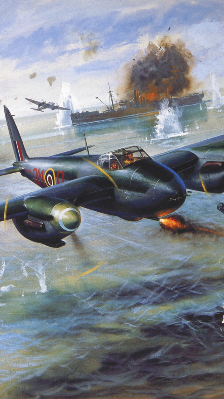 Обои де хевилленд москито, де Хэвилленд, самолеты, самолет, авиация в разрешении 720x1280