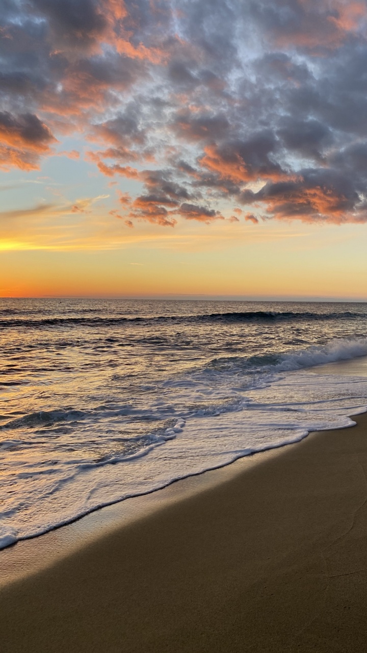 Обои океан, море, вода, облако, гидроресурсы в разрешении 720x1280