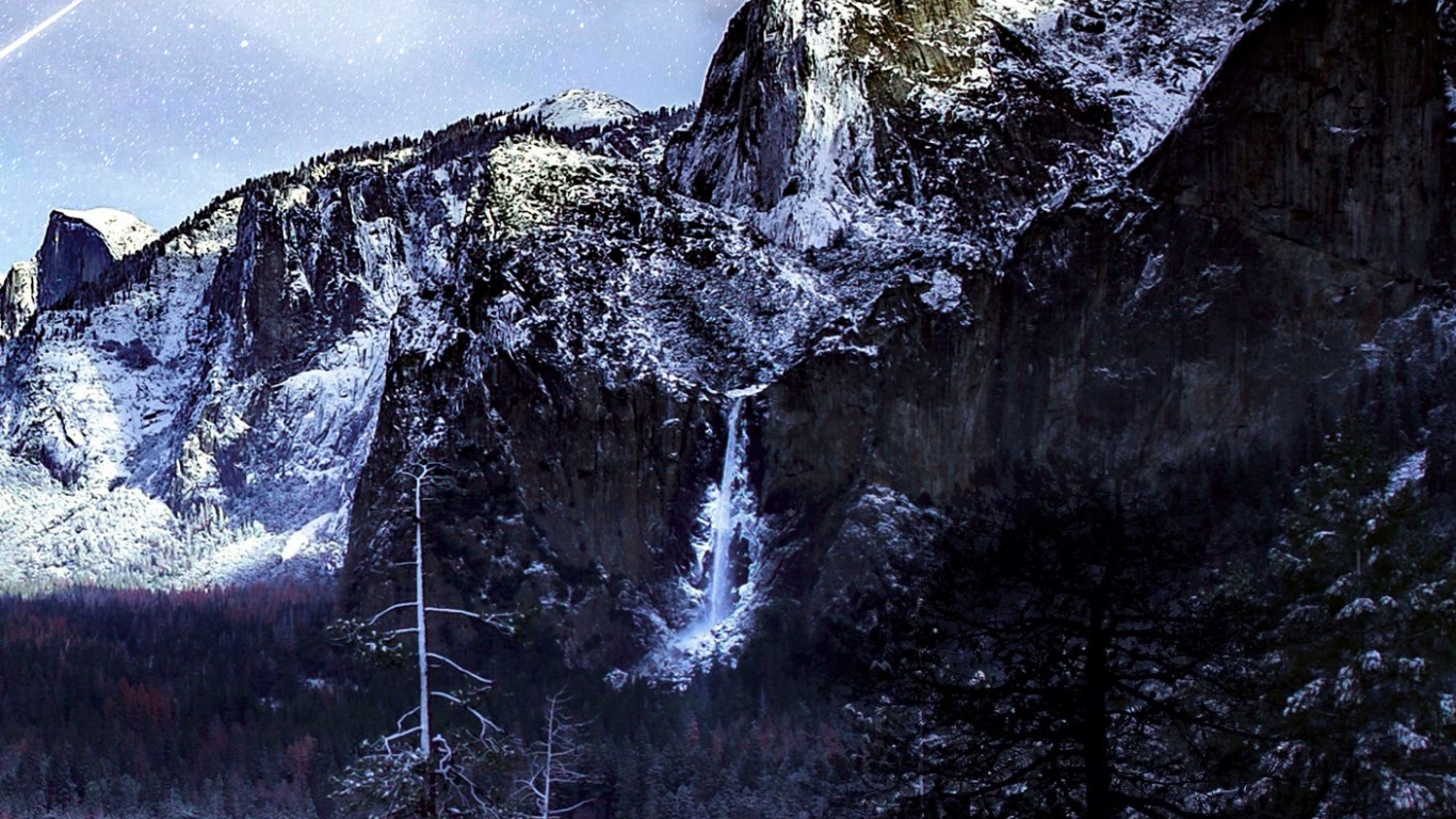 Обои йосемитский национальный парк, йосемити, Озеро Теная, Вид На Тоннель, туннель Вавона в разрешении 1366x768