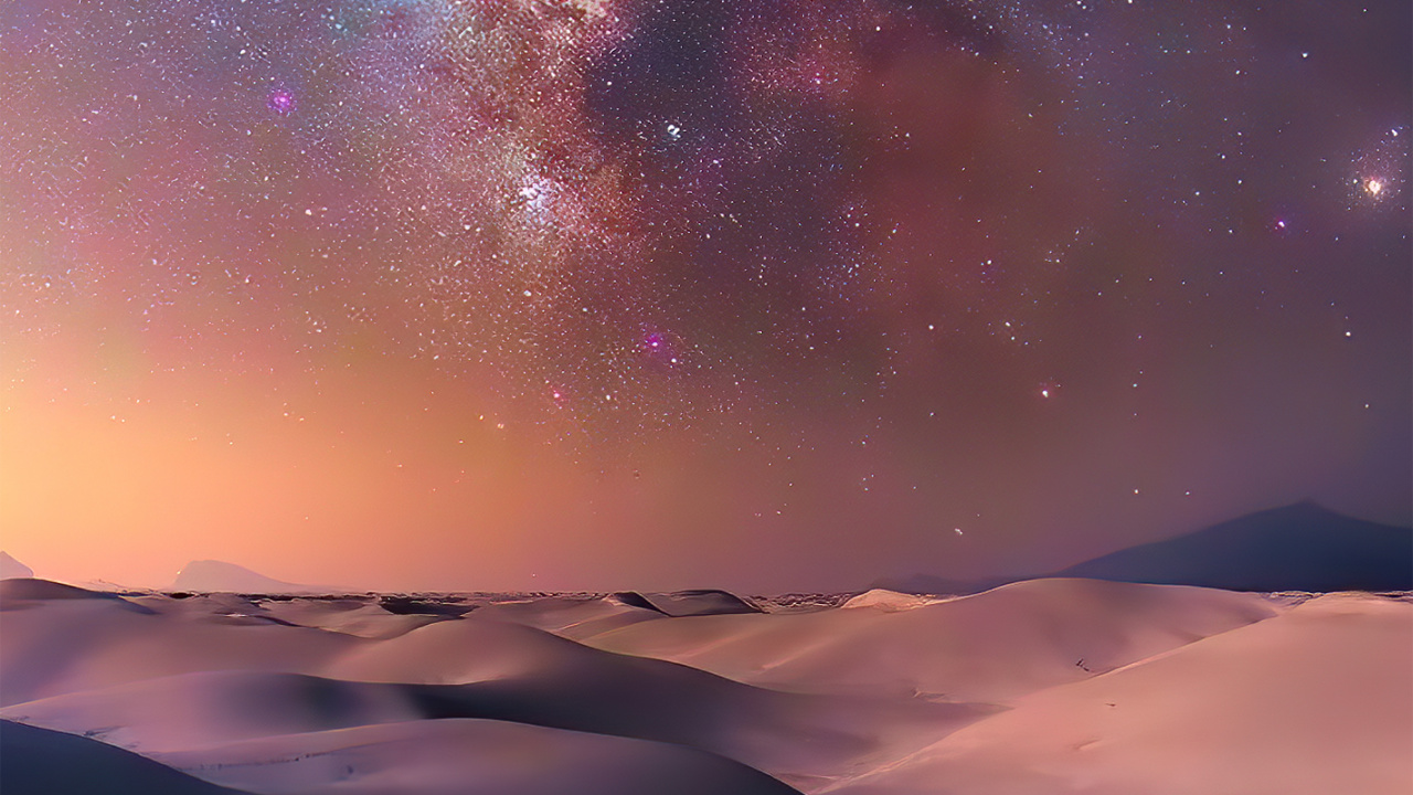 Обои Национальный парк Млечный Путь Белые пески, национальный парк белые пески, Лас-Крусес, путешествие, отдых в разрешении 1280x720