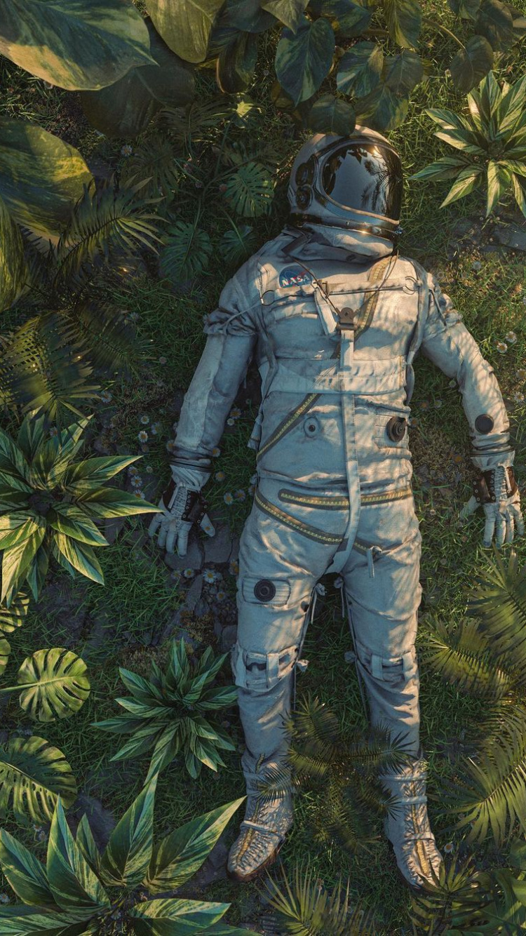 Обои арт, soundcloud, р искусство, растение, военный человек в разрешении 750x1334