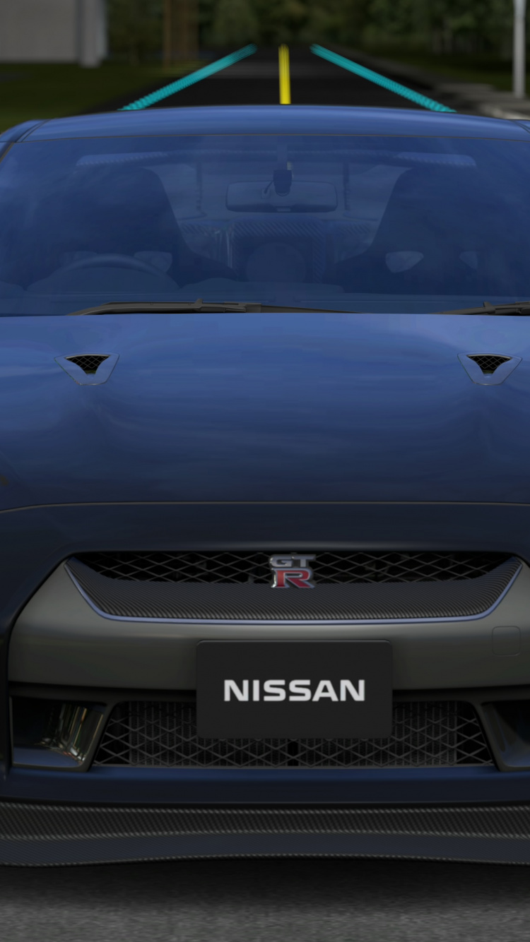 Обои nissan gt r, спорткар, авто, компактный автомобиль, суперкар в разрешении 750x1334